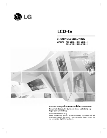 LG 26LX2R Instruktionsbogen | Manualzz