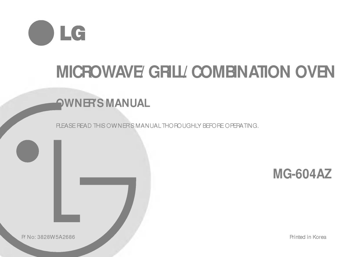 Lg Mg 604az Owner S Manual Manualzz