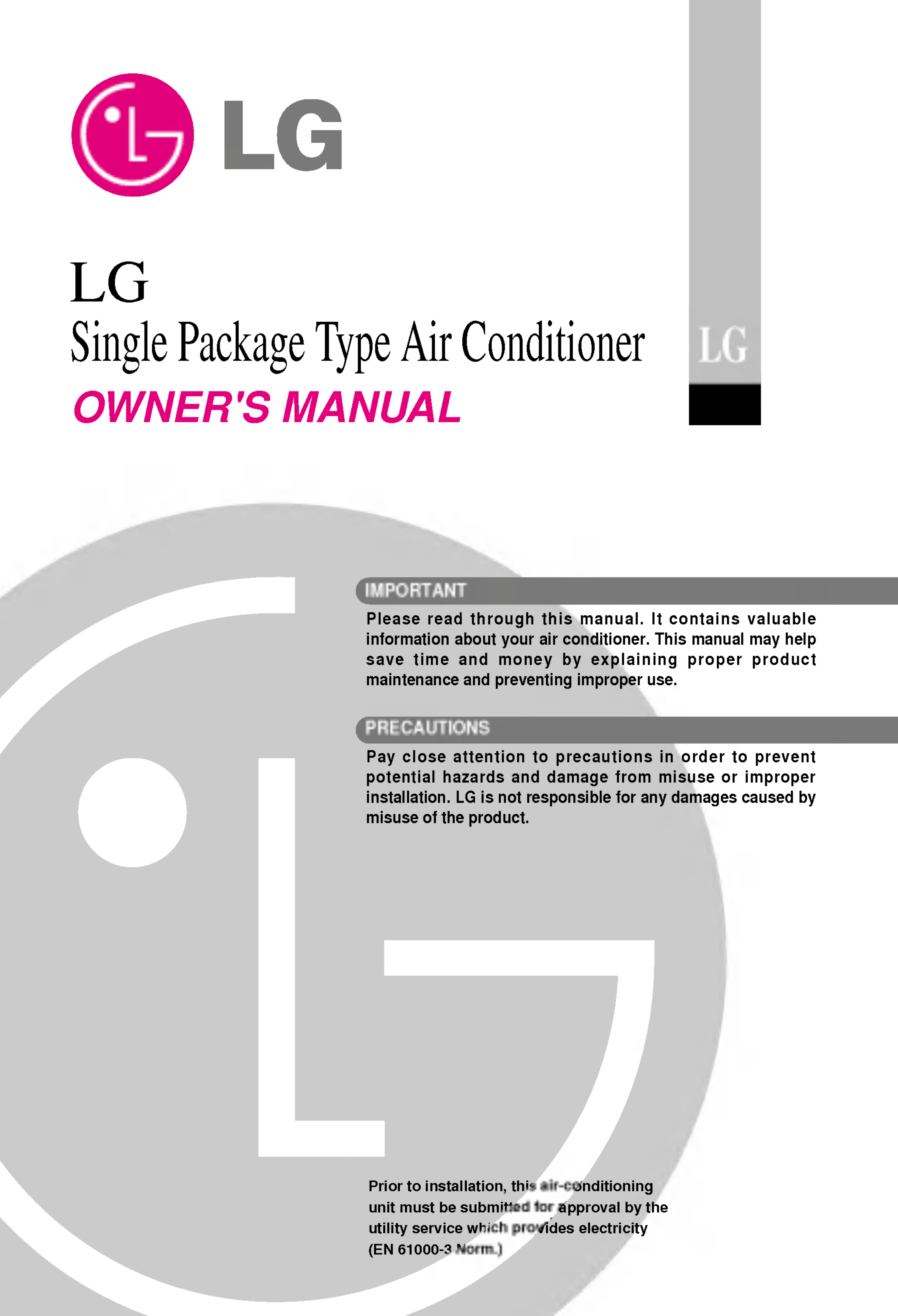 Lg Lk C3009c03 Lk C3009c00 Owner S Manual Manualzz