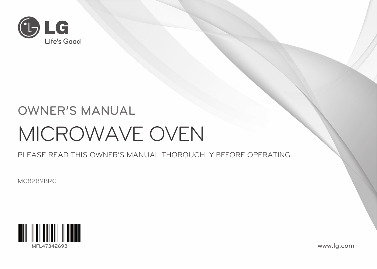 Lg Mcbrc Owner S Manual Manualzz