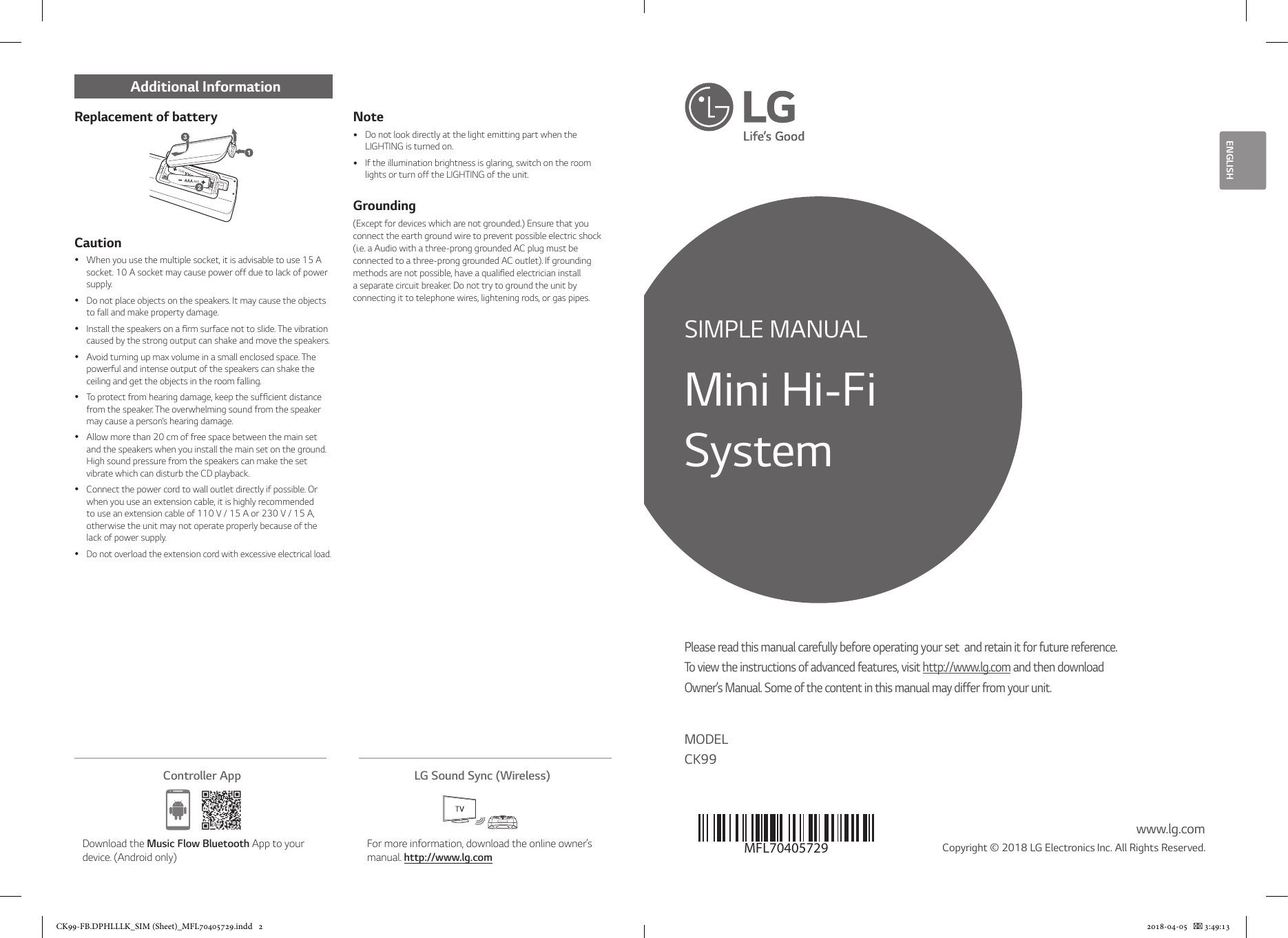 Lg Ck99 User Guide Manualzz