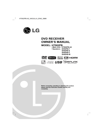 LG HT902PB Owner’s Manual | Manualzz