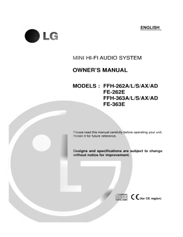 LG FFH-363A Owner's manual | Manualzz