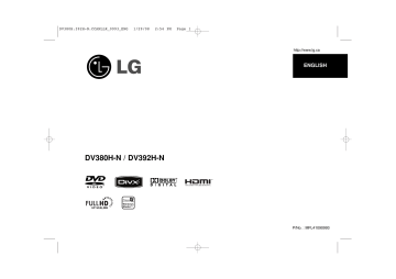 LG DV380H-N Owner’s Manual | Manualzz