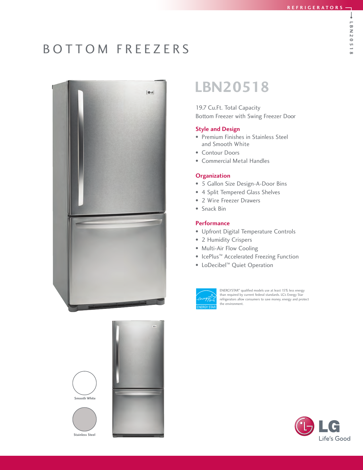 Lg Lbn20518sw Lbn20518st Specification Manualzz