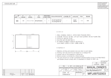 LG DF20VVSE,DF20VVS Owner’s Manual | Manualzz