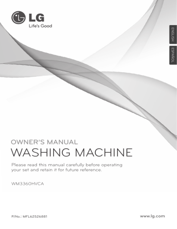 LG WM3360HVCA Owner’s Owner's Manual | Manualzz