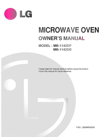LG MB-1142DB Owner’s Manual | Manualzz