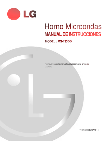 LG MS-133DD manual del propietario | Manualzz