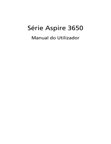 Acer Aspire 3650 Manual do Usuário | Manualzz