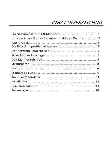 Acer T232HL User manual | Manualzz