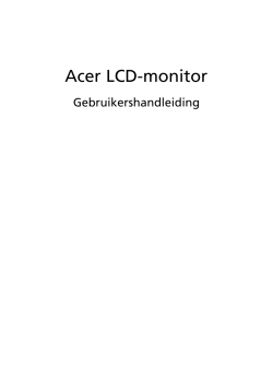 Acer B226HQL - Quick start guide, User guide, User manual