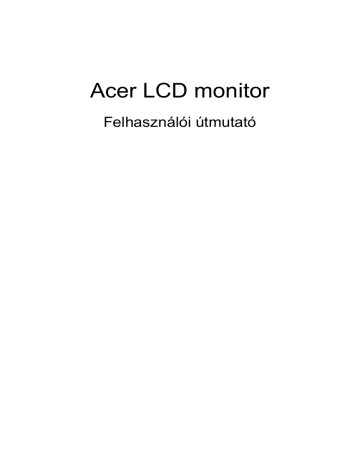 Acer KG251Q User Manual | Manualzz