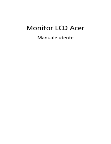 Acer XG270HU Guida per l’utente | Manualzz