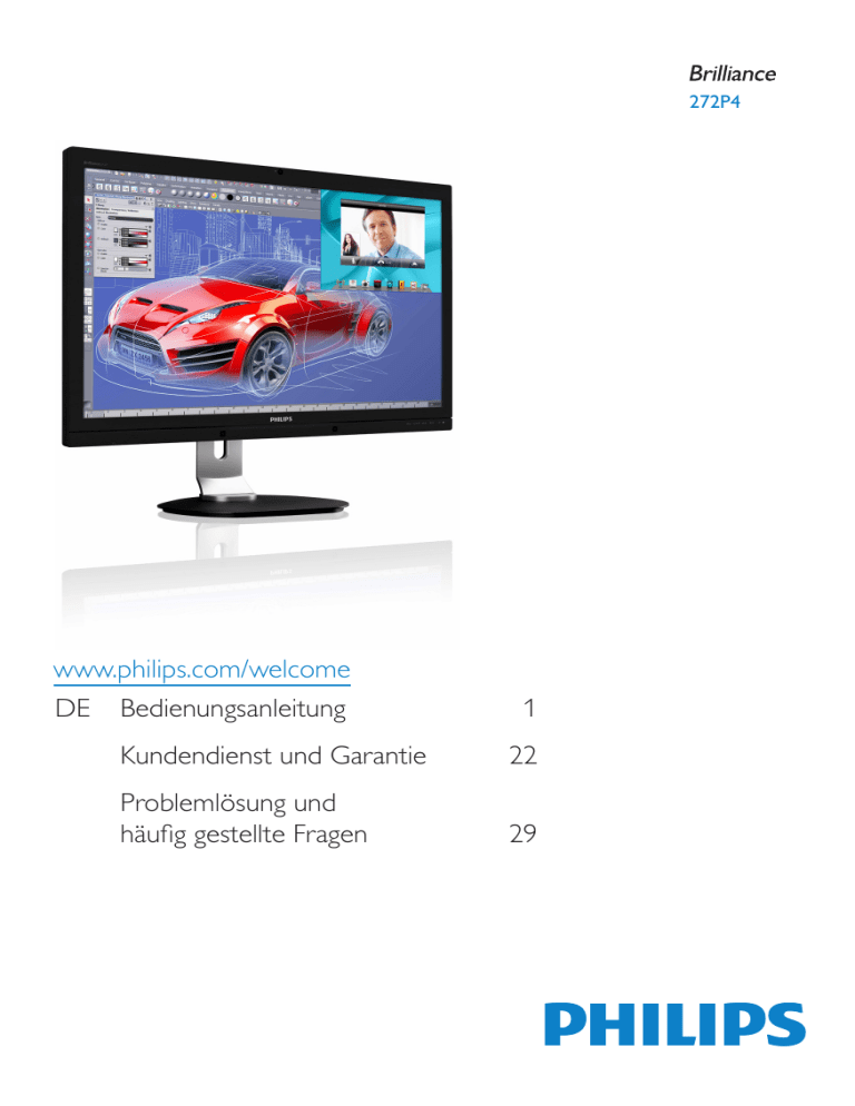 Philips 272P4QPJKEB/00 User manual | Manualzz