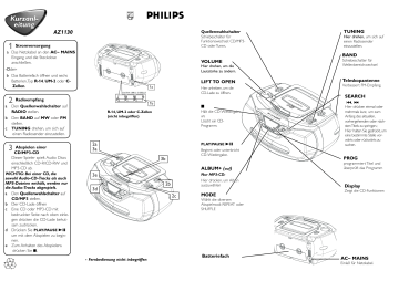 Philips az1130 12 схема