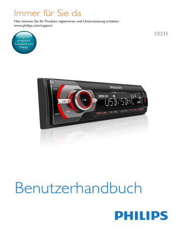 Philips CarStudio Auto-Audiosystem CE233/12 Bedienungsanleitung | Manualzz