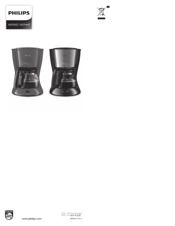 Philips HD7447/40, HD7457/20, HD7447/20, HD7447/00 Manual de usuario |  Manualzz