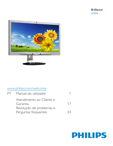Philips Brilliance Monitor LCD AMVA, retroiluminação LED 271P4QPJKEB/00 Manual do proprietário | Manualzz