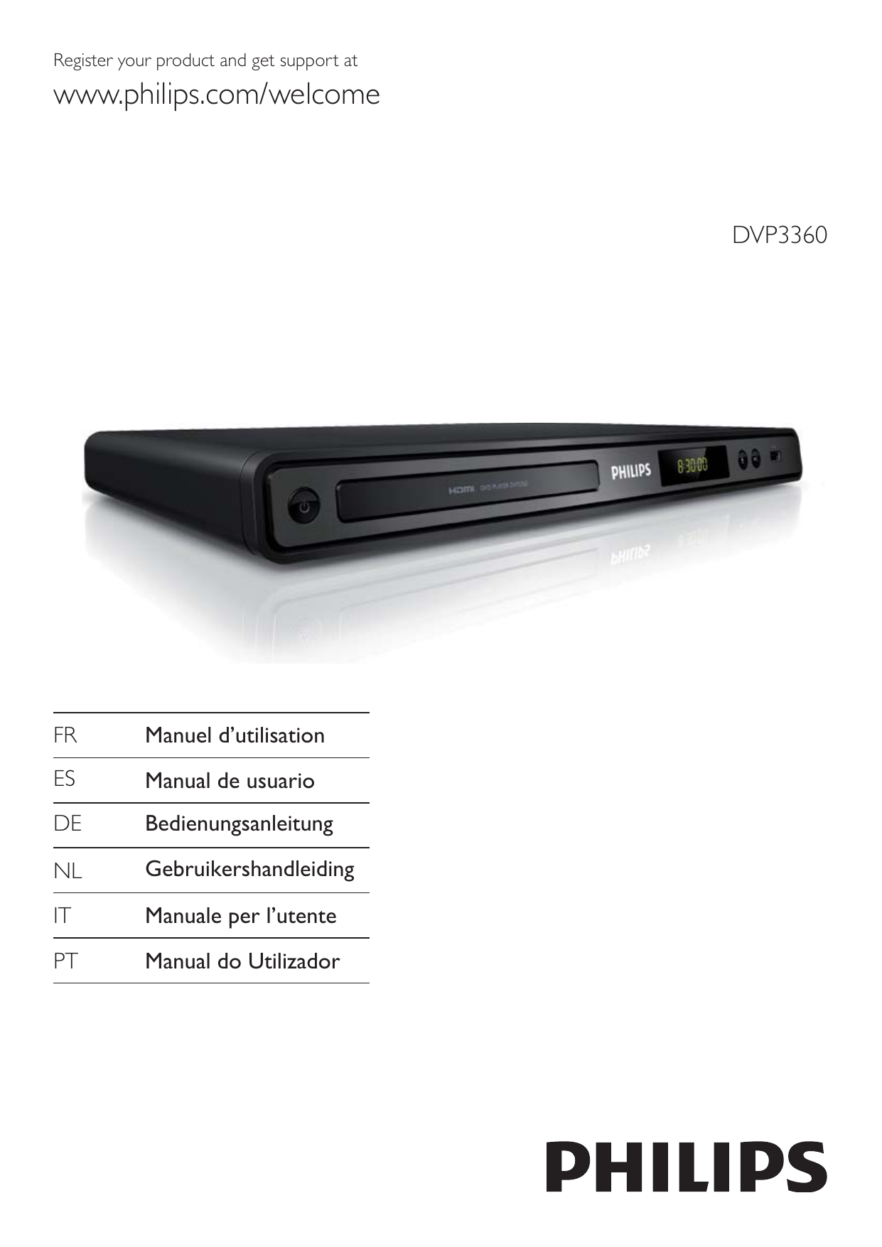 Philips DVP3360/12 User manual | Manualzz