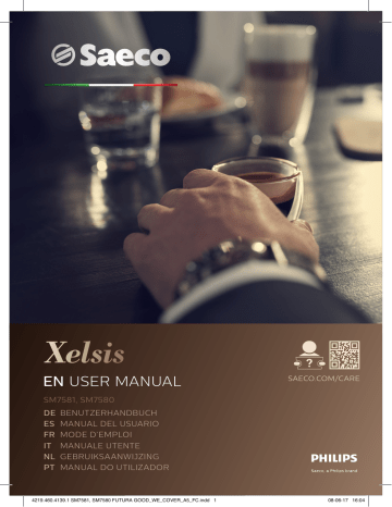 Xelsis Cafetera espresso súper automática SM7580/00