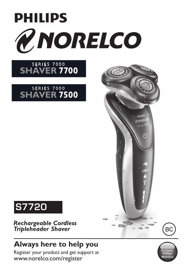 Norelco S7720/84 User manual Manualzz