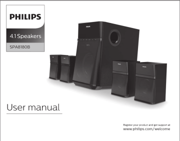 Philips Multimedia speaker 4.1 SPA8180B 