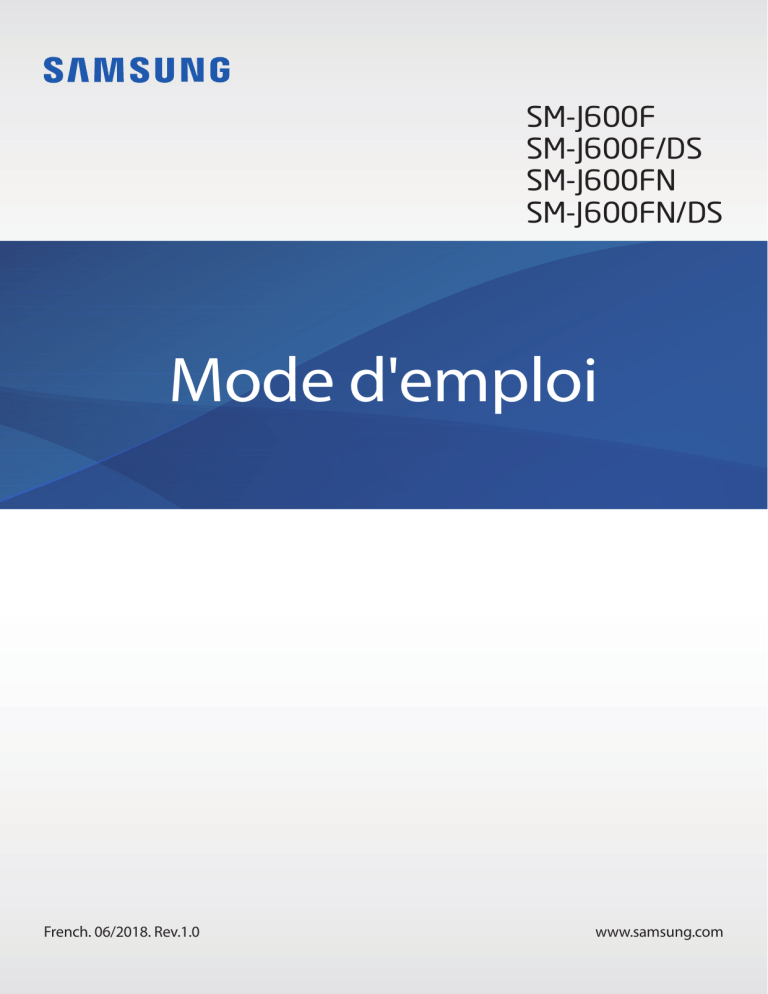 samsung sm j600fn ds manual - écran samsung galaxy j6