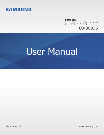 Samsung Auscultadores Level U Pro manual de utilizador | Manualzz