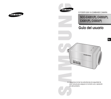 Samsung SCC-C4301P Manual de Usuario | Manualzz