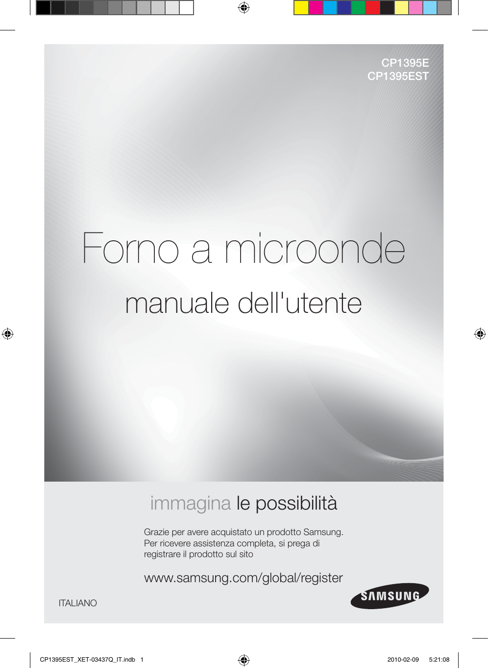 Samsung Perfetto CP1395E-S Manuale utente | Manualzz