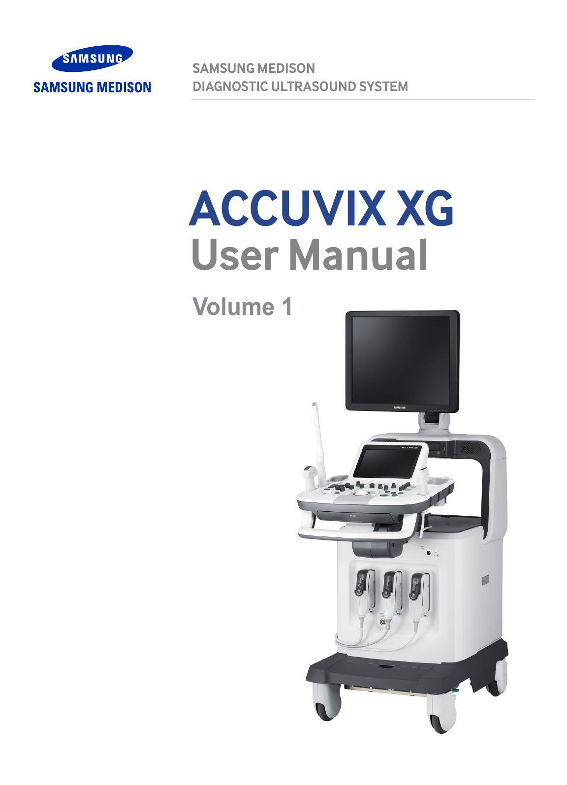 Samsung Accuvix Xg User Manual Manualzz