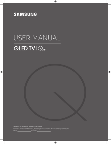 Samsung QA55Q7FAMK User Manual | Manualzz