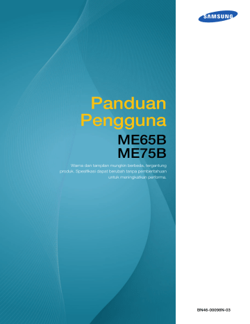 Samsung ME75B Panduan pengguna | Manualzz