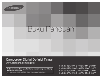 Samsung HMX-Q10BP Panduan pengguna | Manualzz