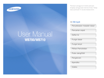 Samsung WB700 Panduan pengguna | Manualzz