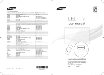Samsung UE55D8000YS Quick Guide | Manualzz