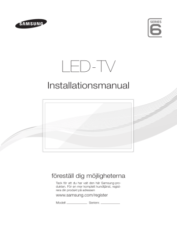 Samsung HG32EC690DB Installasjonsguide | Manualzz