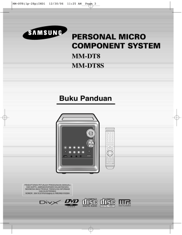 Samsung MM-DT8 Panduan pengguna | Manualzz