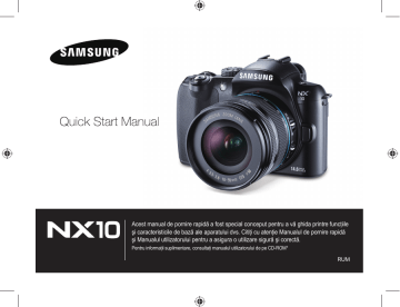 Samsung NX10 Ghid de inițiere rapidă | Manualzz