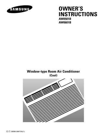 Samsung AW0601B 사용자 매뉴얼 | Manualzz