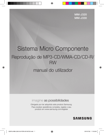 Samsung 20 W 2.2 ch Micro Component MM-J320 Manual do usuário | Manualzz
