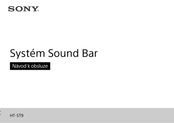 Sony HT-ST9 7.1k zvukový projektor s technologiemi Wi-Fi®/Bluetooth® Návod k obsluze | Manualzz