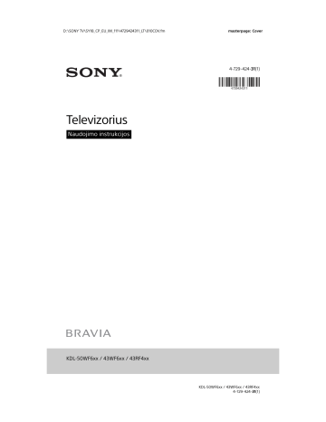 Sony Kdl 43wf665 Wf66 Led Full Hd Didelis Dinaminis Diapazonas Hdr Ismanusis Televizorius Naudojimo Instrukcijos Manualzz