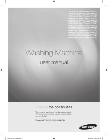 Samsung Wd8752cjf Xse User Manual Manualzz