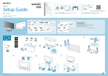 Sony KD-65X8500D  Startup Guide | Manualzz