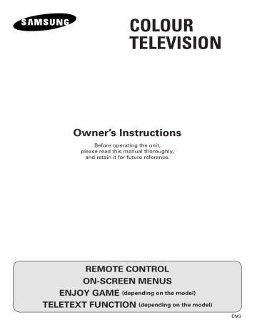 Samsung CS-21K9ML User Manual | Manualzz
