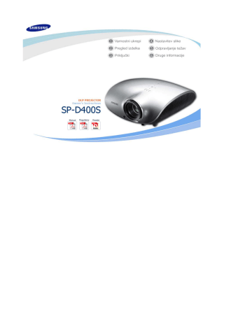 Samsung SP-D400 Navodila | Manualzz