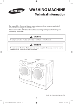 Samsung WF350ANP/XAA - Troubleshooting guide, User manual