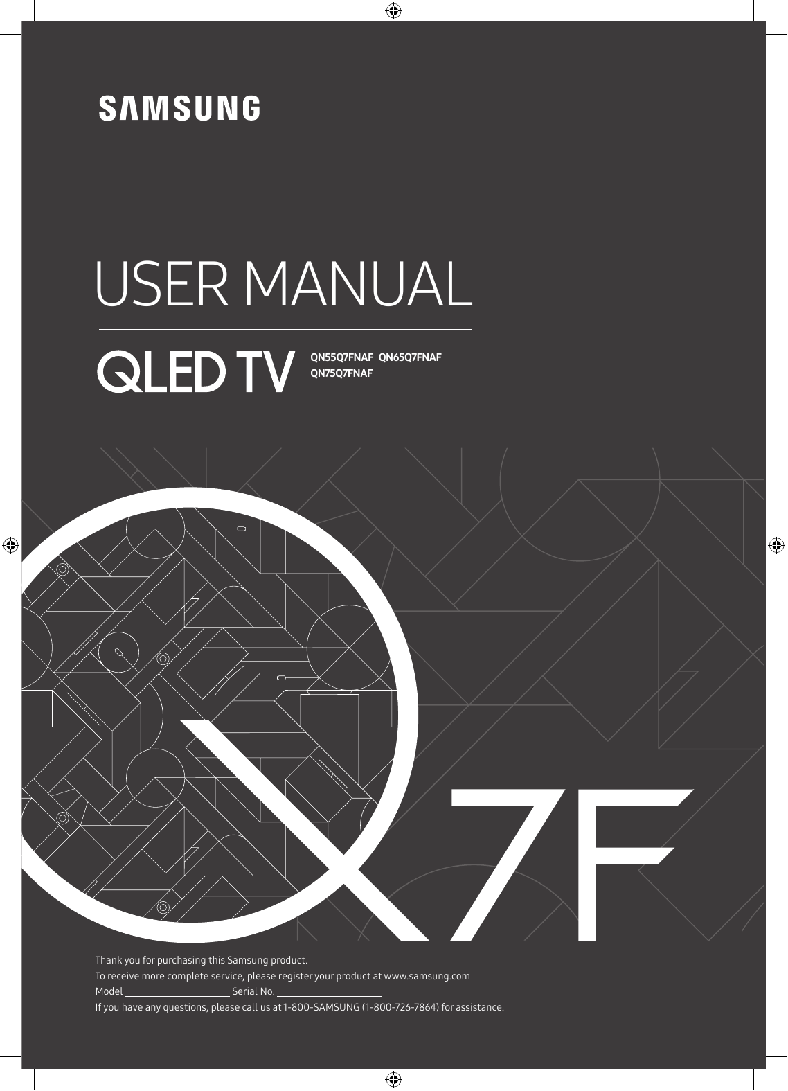 Samsung 75'' 2018 Q7F 4K Smart QLED TV User Manual | Manualzz
